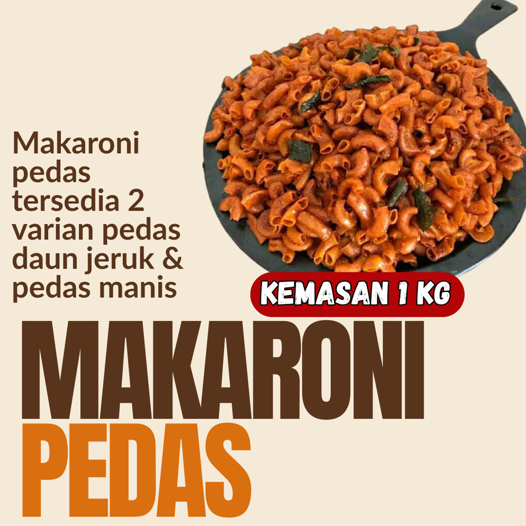 

MAKARONI PEDAS BUMBU CIKRUH DAUN JERUK 1KG