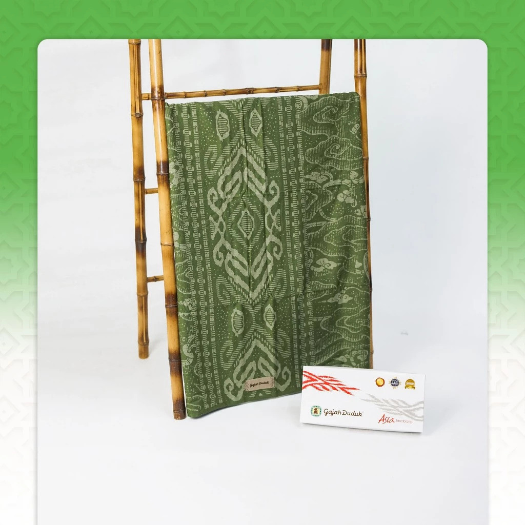 Kain sarung gajah duduk asia kembang ukuran dewasa bahan halus dan lembut / kain sarung gajah duduk 
