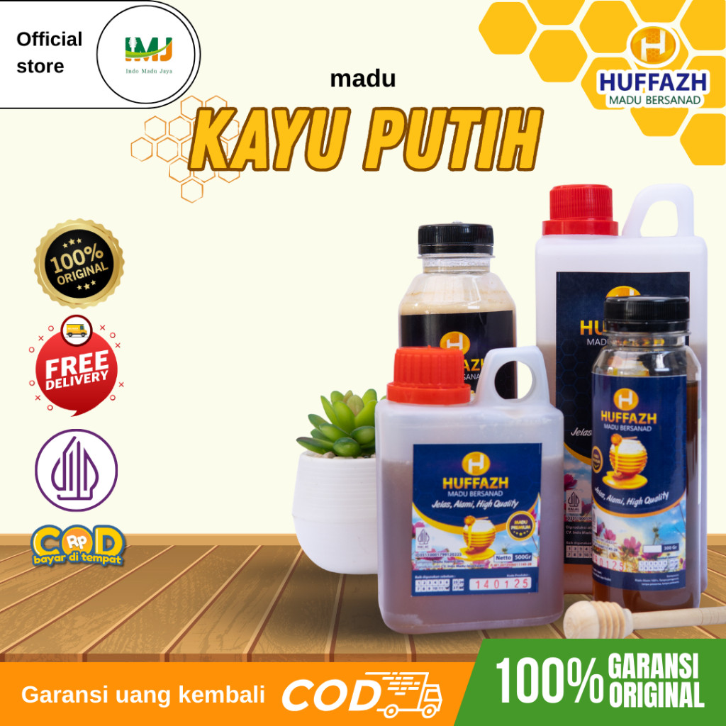 MADU MURNI KAYU PUTIH | MADU HUFFAZH – 100% ASLI DARI ALAM | MADU BERSANAD