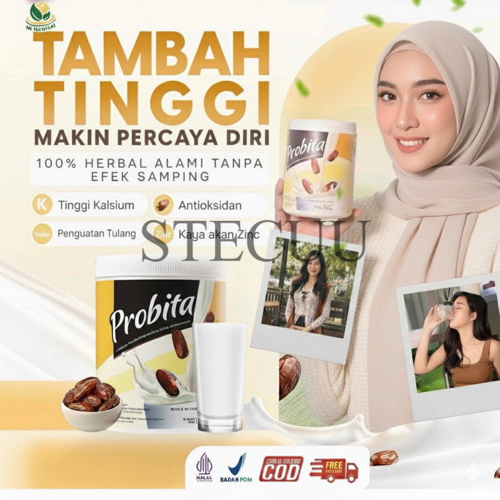 

PROBITA - SUSU KURMA PENINGGI BADAN AMPUH UNTUK REMAJA & DEWASA - AMAN BPOM HALAL
