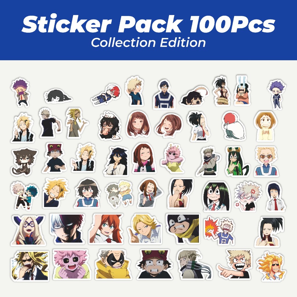 

Hot Stiker Anime My Hero Academia Japan Anime V9 Lucu Anti Air Stikers Berperekat Waterproof Sticker Decal Buat Motor Helm Buku Journal Koper Casing HP Laptop Botol Minum