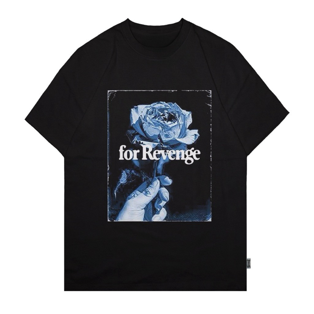 Kaos Tshirt For Revenge "Perayaan Patah Hati" Cotton 24s Tebal