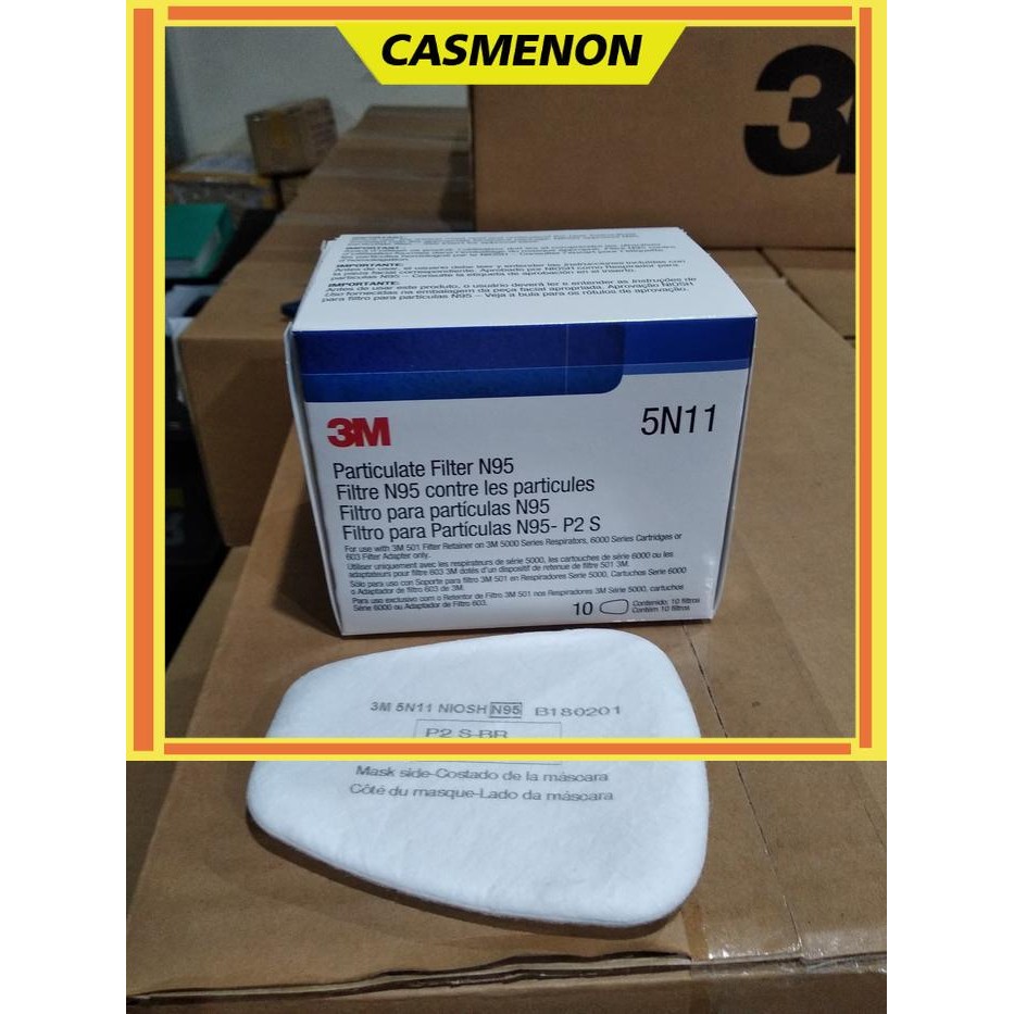 3M partikel filter 5N11 N95