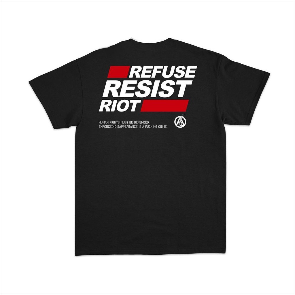 Tshirttokoh - Kaos RIOT - Refuse Resist Riot