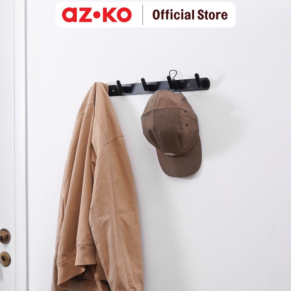 AZKO Stora Gantungan Dinding Hook Robe Wall Hook Gantungan Baju Gantungan Kamar Mandi Gantungan Temp