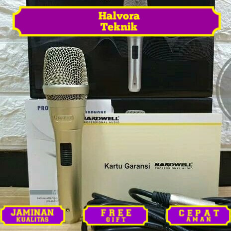 Microphone Mic Kabel HARDWELL PRO 9 New Mic Kabel Terbaik original