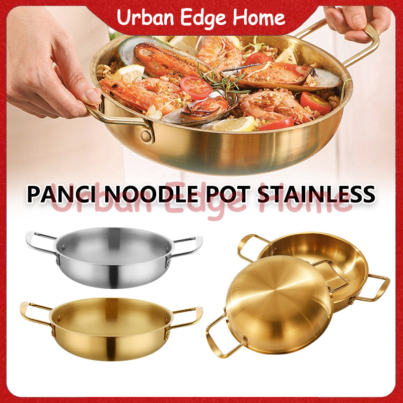 Panci Ramen Korea Noodle Pot Stainless Steel / Wajan Anti Lengket Berkualitas Tinggi 18/20/22cm / Wa