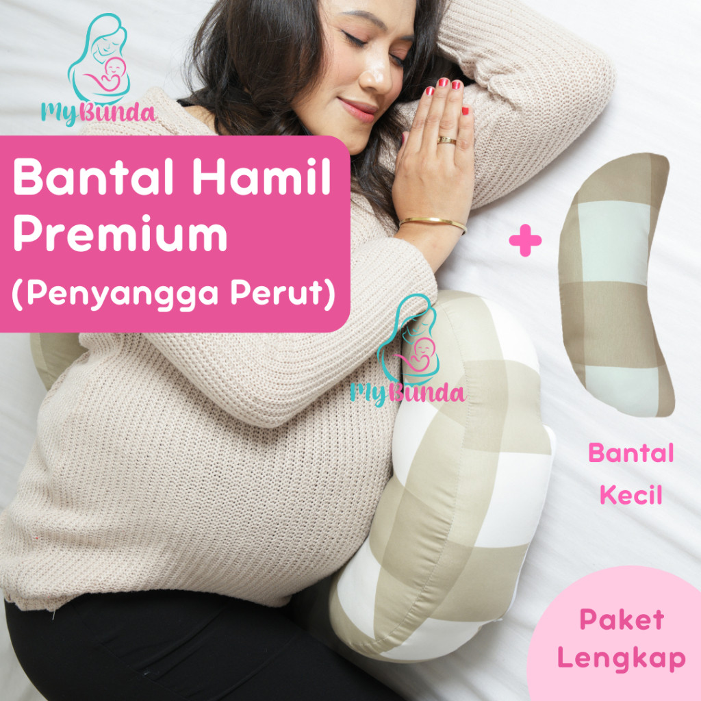 Bantal Ibu Hamil Penyangga Perut Ibu Hamil Plus Bantal Kecil Untuk Bantal Perut Ibu Hamil Atau Bantal Bumil Perlengkapan Ibu Hamil Bantal Hamil Tidur My Bunda