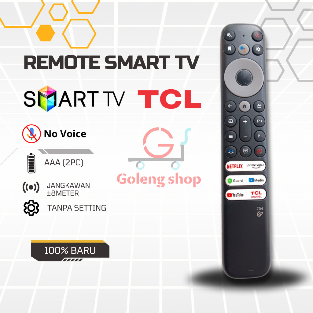 Remot Remote TV TCL Smart Android TV TCL