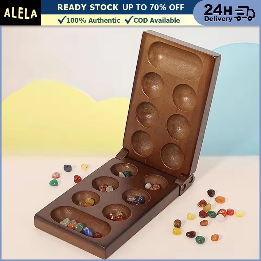 Congklak Kayu Permaianan Congklak Kayu Kura Kura - BONUS BIJI CONGKLAK PLASTIK