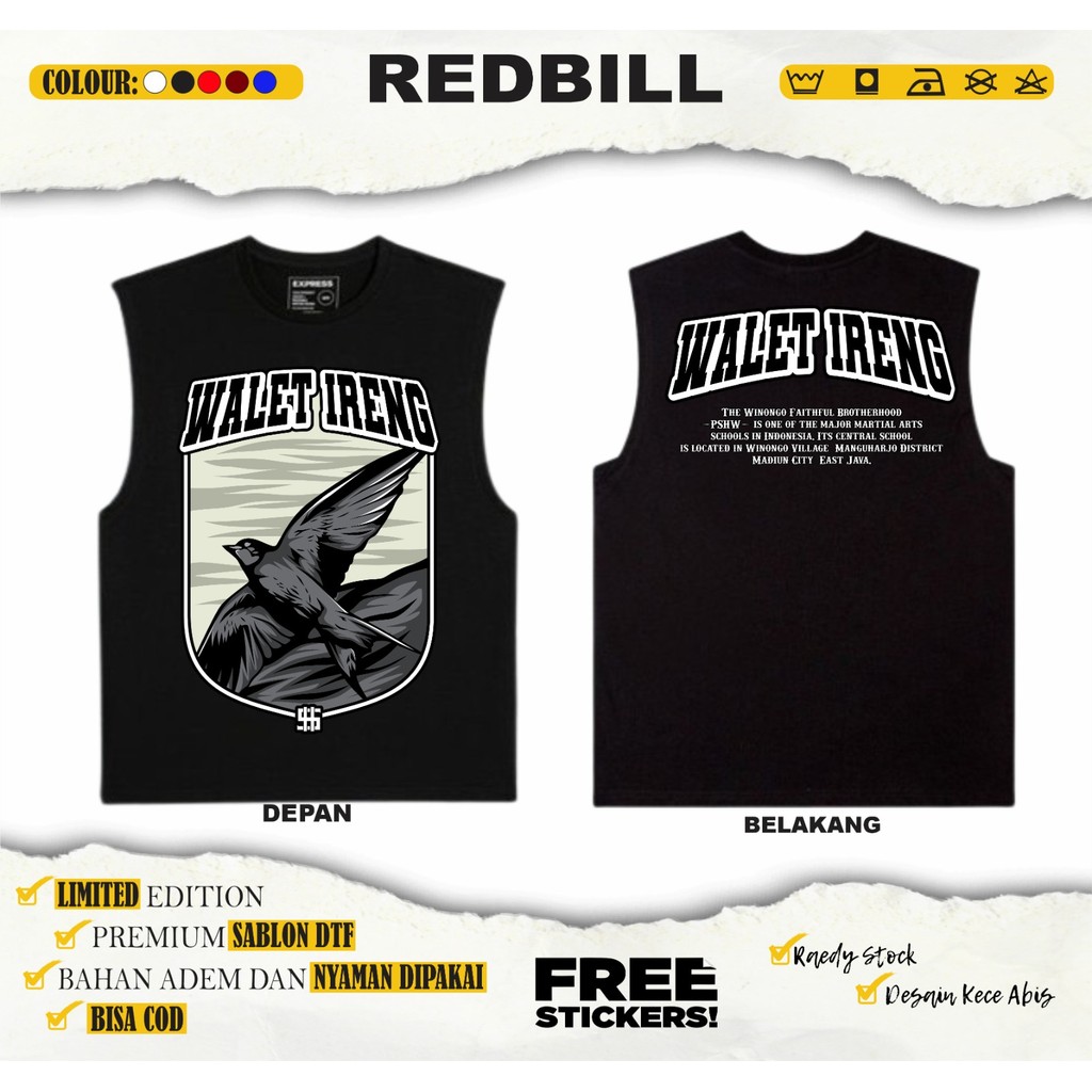 KAOS SINGLET PSHW WALET IRENG SINGLET PSHW TERBARU - SINGLET PSHW LAMBANG - SINGLET PSHW SIMPEL - SI
