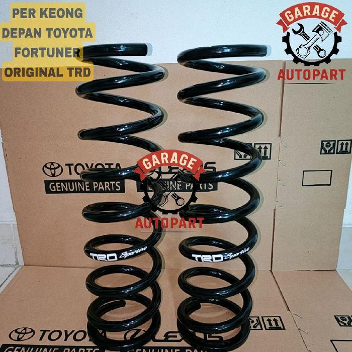 COIL SPRING PER KEONG PERKEONG DEPAN TOYOTA FORTUNER VRZ/VNT ORIGINAL TRD