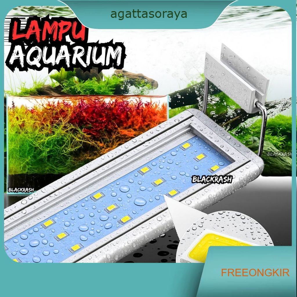 Lampu LED Aquarium Gantung Aquascape 3 Mode Ganti Warna - Akuarium 40cm 60cm 80cm 100cm