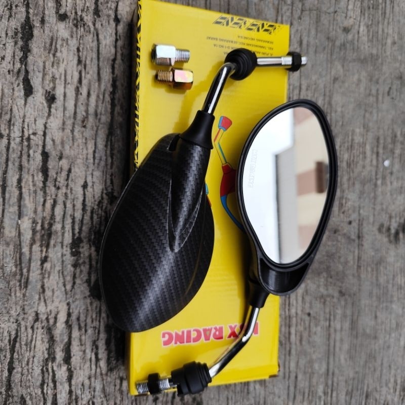 SPION X1 MSX CARBON TANGKAI CROM  YAMAHA DAN HONDA NOUVO MIO JUPITER F1ZR VEGA AEROX NMAX SUPRA PCX 