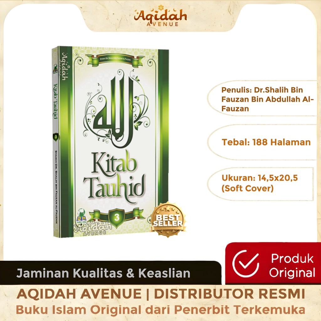 Kitab Tauhid Jilid 3 - Dr Shalih bin Fauzan bin Abdullah al-Fauzan - Darul Haq - Original - Soft Cov