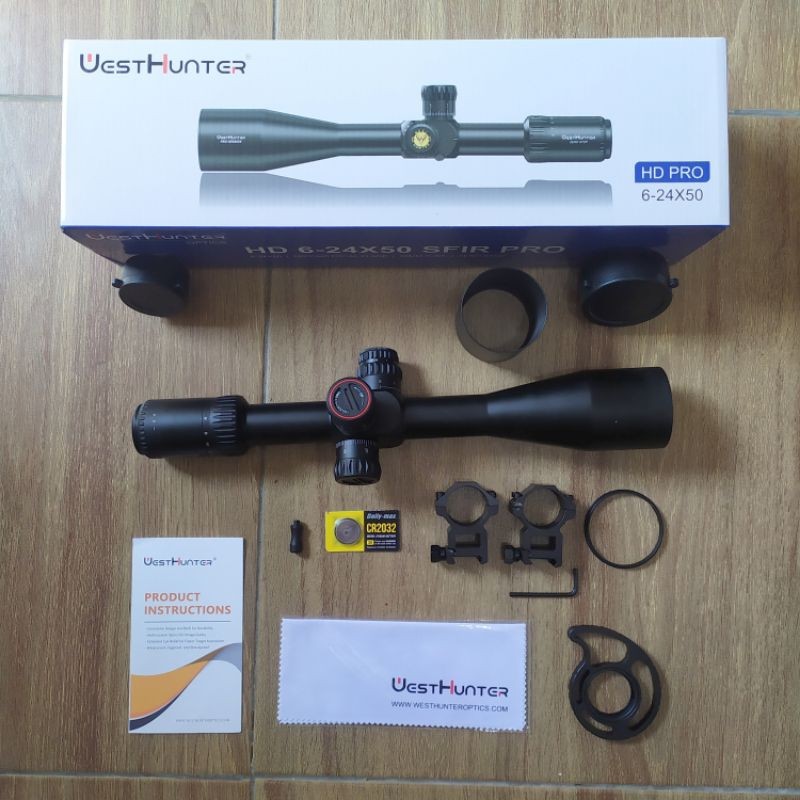 BoxMate Store Telescope westhunter HD 6-24x50 SFIR PRO zero stop