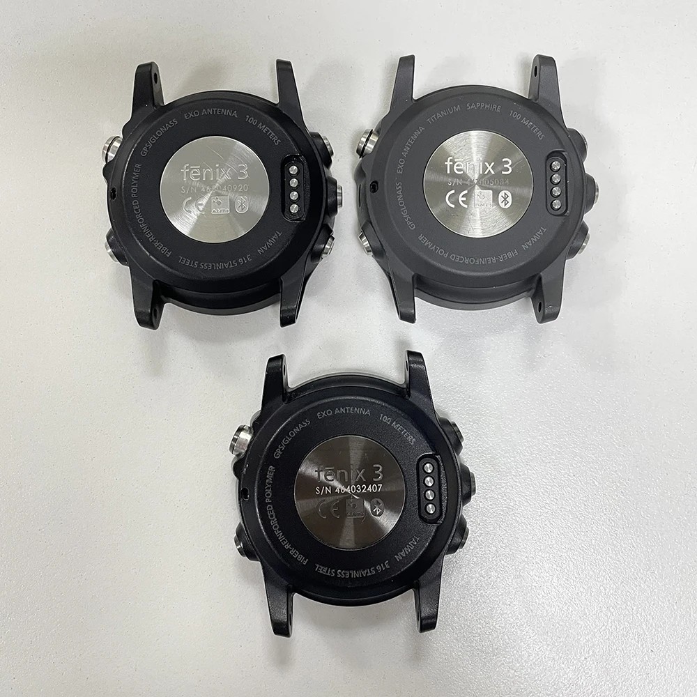 Back Cover Case For GARMIN Fenix 3 Fenix3 Rear Cover Case No Battery Housing Part Repair (Three colo