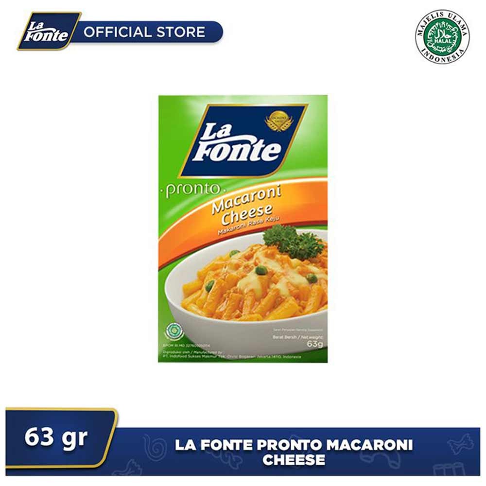 LA FONTE MAKARONI PAZTO INSTANT KEJU 63g