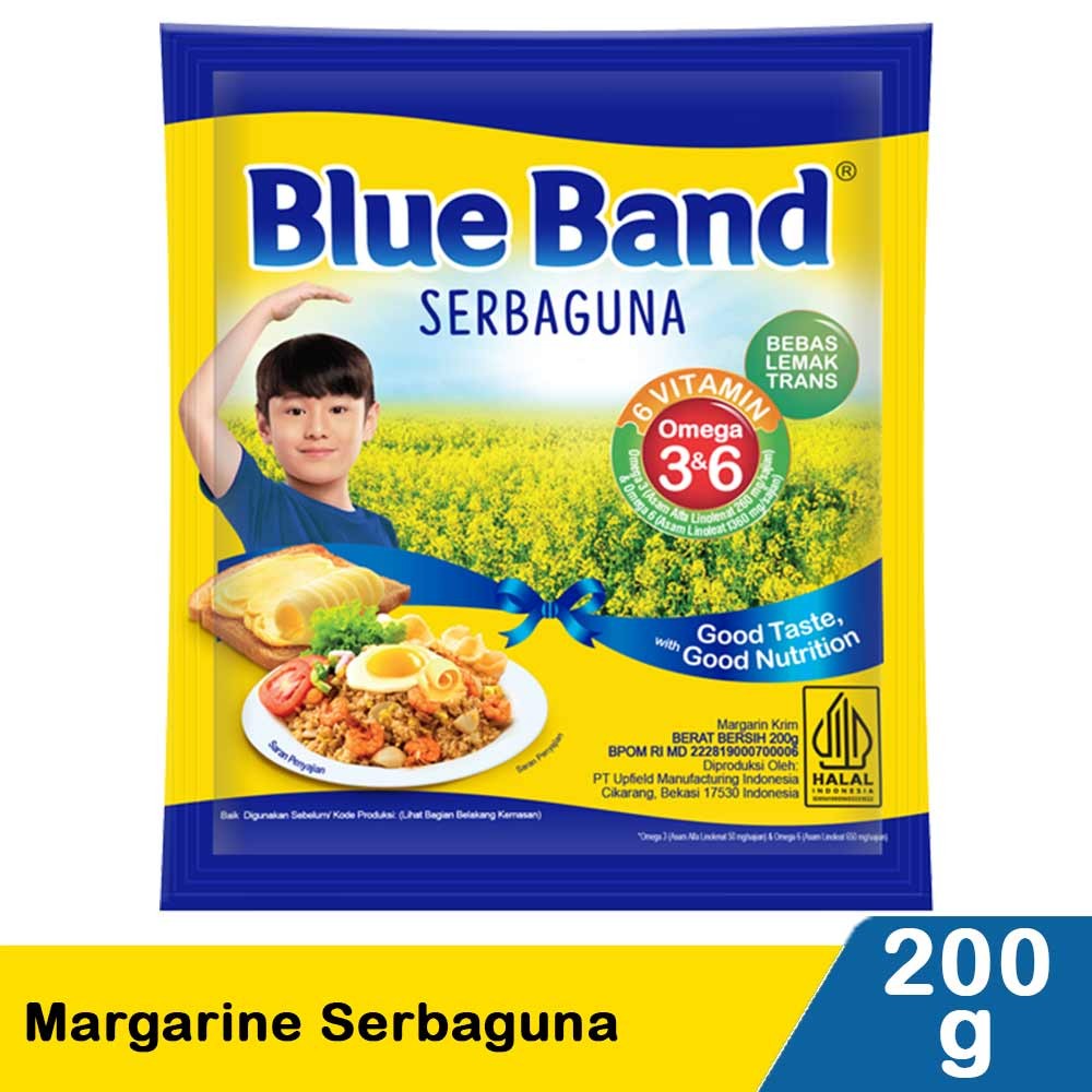 BLUE BAND MARGARINE SERBAGUNA (35622)  200g