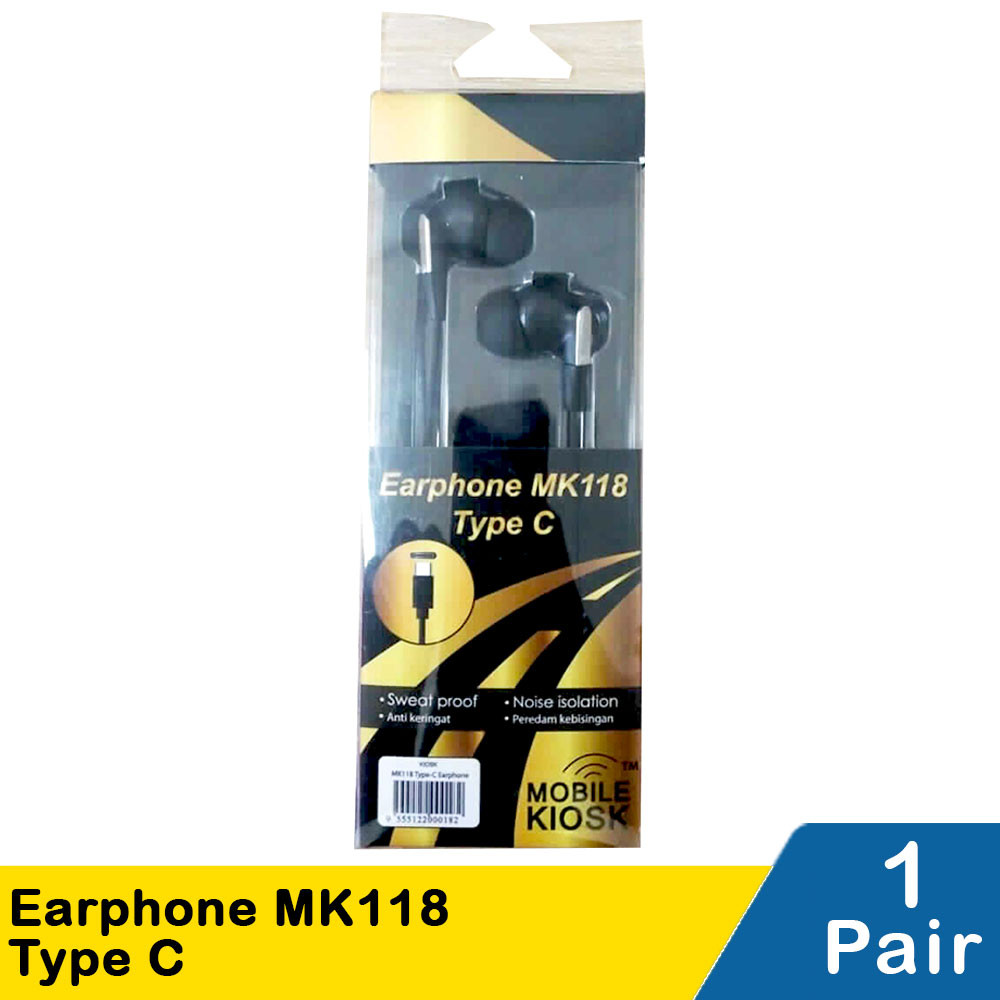 MOBILE KIOSK EARPHONE MK118 TYPE C