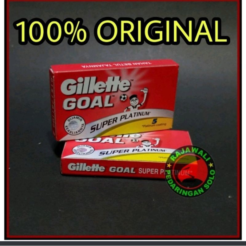SILET GILLETE GOAL ORI ASLI SILET CUKUR ISI 5 PCS /
