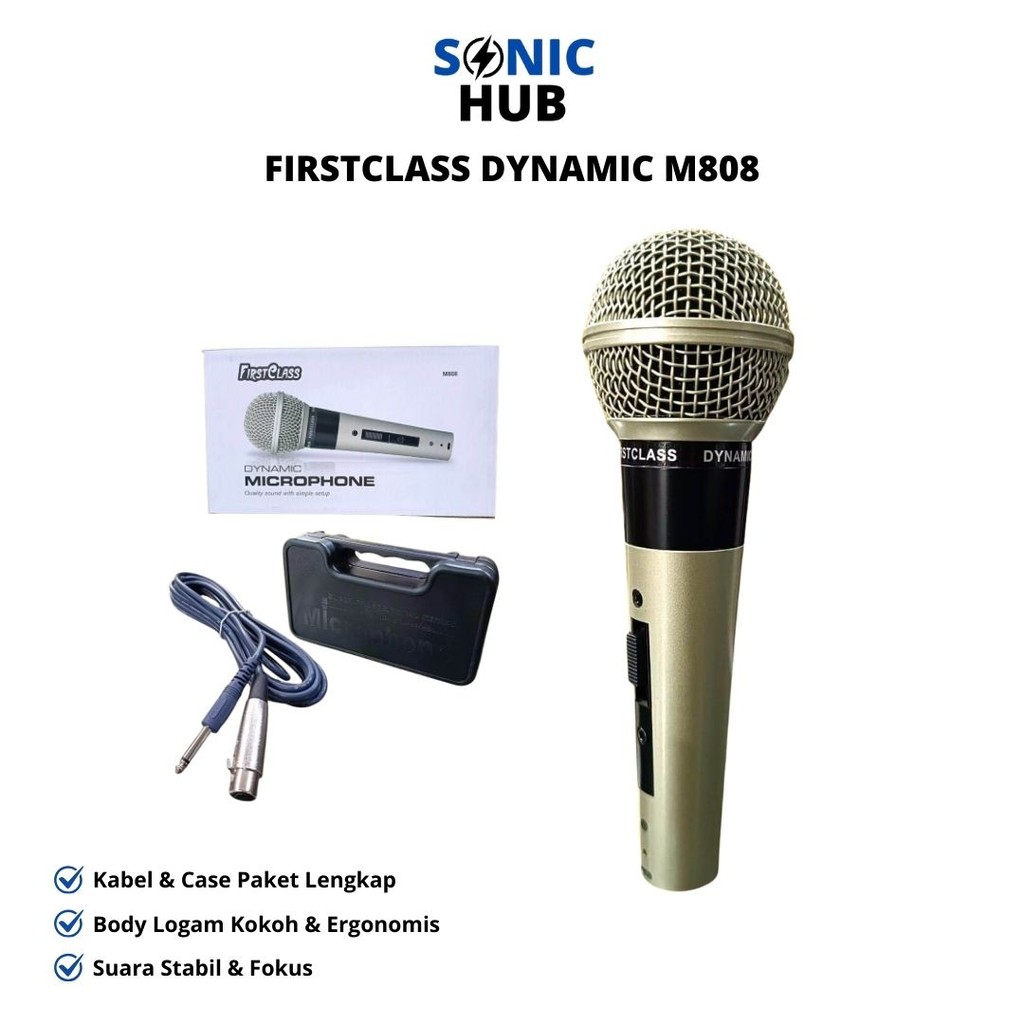 MICROPHONE MIC DYNAMIC FIRSTCLASS 808