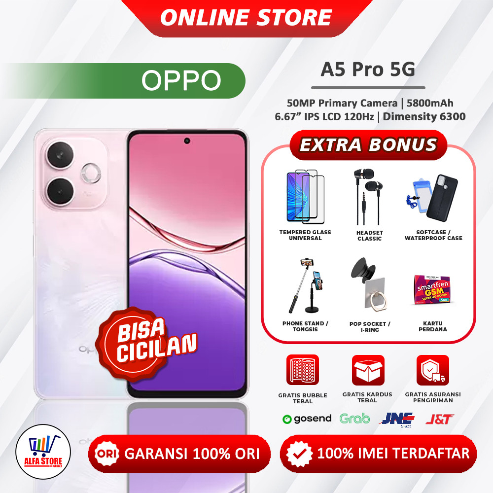Oppo A5 Pro 5G a5pro a5 pro RAM 8/256GB A3 pro 5G a3pro a3 pro Garansi Resmi
