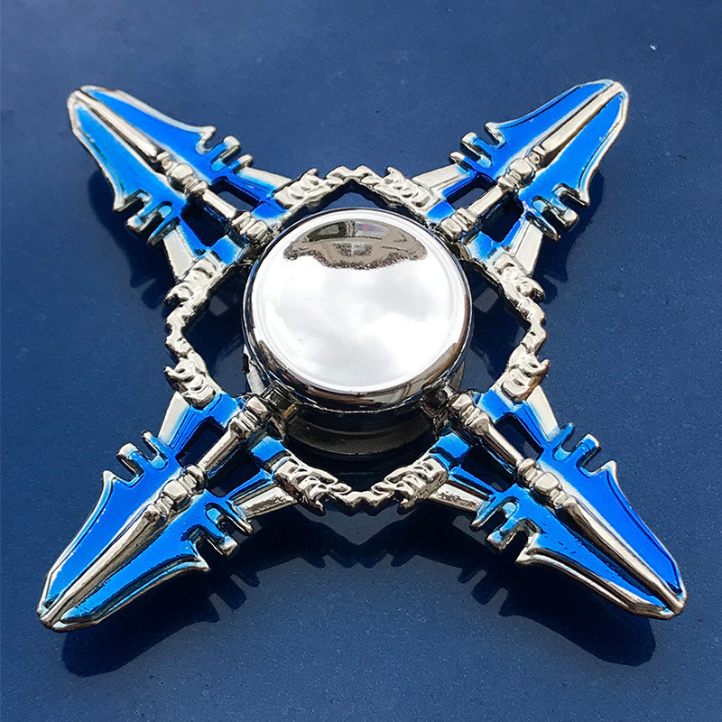 [ ALD ] - mURaH Shuriken Fidget Spinner Metal Premium Ninja Suriken Kunai Besi Sabit Kelewang Gir Pi