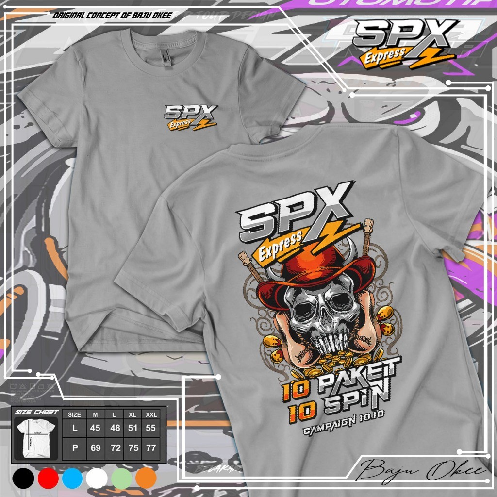 Kaos Kurir SPX Express Campaign 10.10  10 Paket 10 Spin Wild Bandito