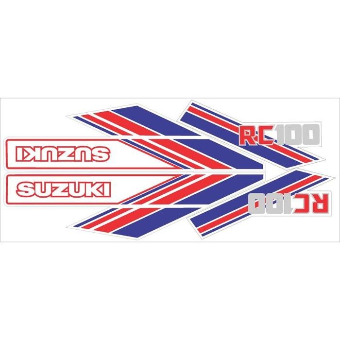 striping stiker rc 100 Suzuki RS100 spirit