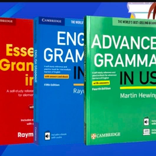 BUKU ADVANCED GRAMMAR & ENGLISH GRAMMAR & ESSENTIAL IN USE - english grammar