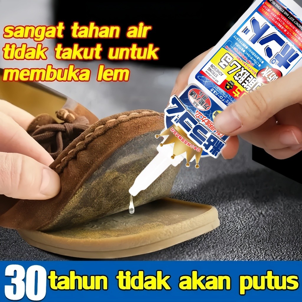 Lem super kuat  lem serbaguna cairan perekat Kuat  besi kaca karet plastik daya rekat tinggi