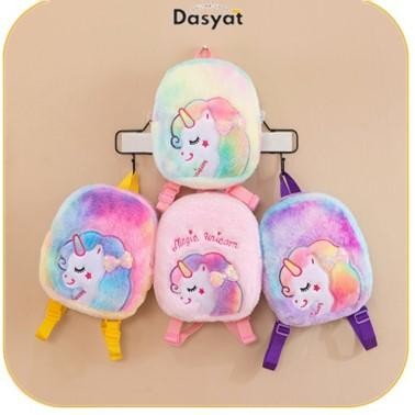 DOS Tas Ransel Anak karakter Unicorn Tas Sekolah Anak Paud TK - UNGU UNICORN