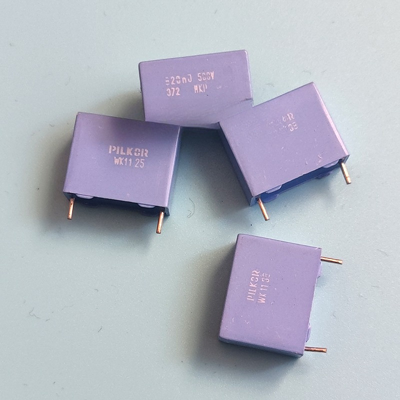 10PCS Original NEW PILKOR BC MKP372 0.82UF 500V P15MM 824 820NF 824/500V blue FILM CAPACITOR MKP 372