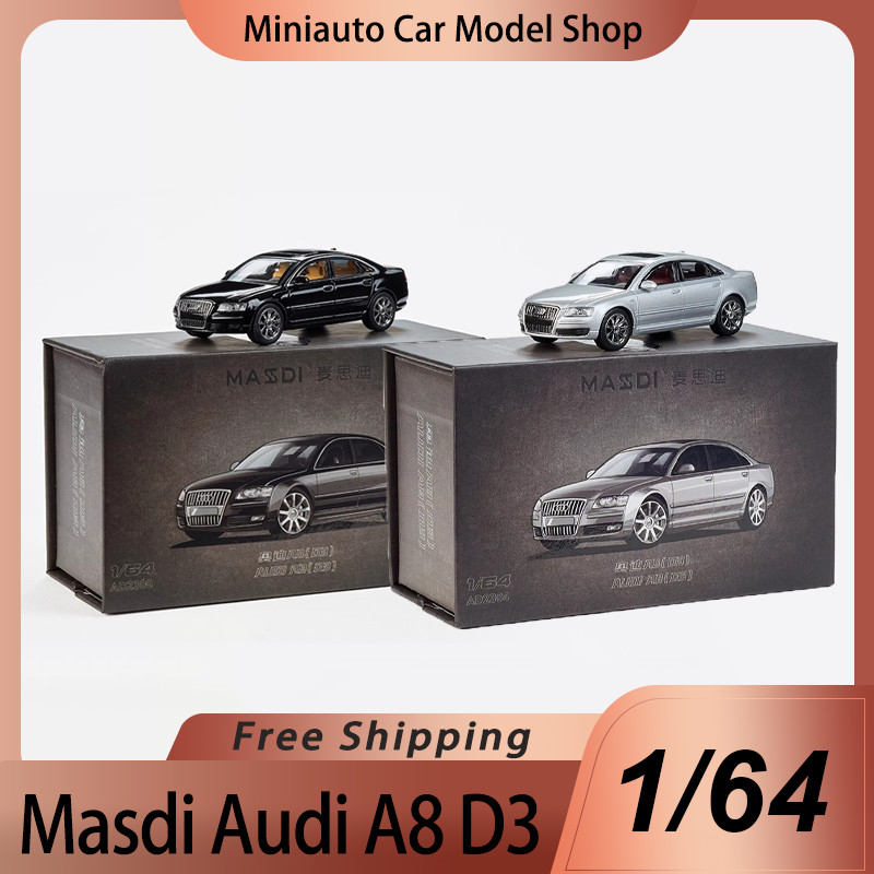 New In Stock Mas 1:64 Au Au A8 D3 Alloy Miniature ecast Model Au A8l D4 Au A6l C6 Car Model Custom T