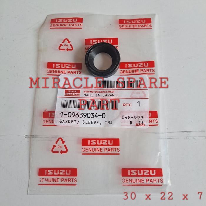 Gasket Sleeve Oil Oli Seal Pipa Nozzle Injector Isuzu DMAX 4JJ1 4JK1 SPAREPART NEW