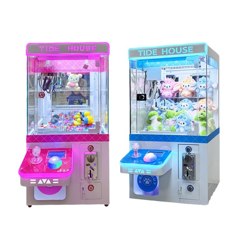 Factory Small Doll Machine Coin Operation Toy Crane Mini Arcade Claw Sugar Machine Super Mini Claw M