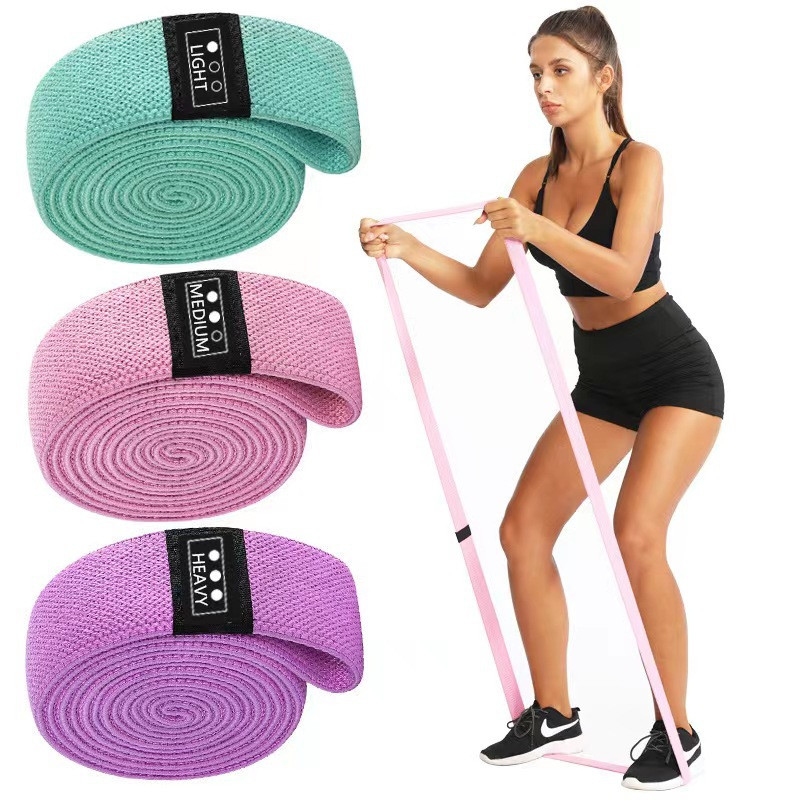 3pcs/set Long Resistance Bands for Working Out, Fabric Resistance Band, Stret Bands for Exercise Ban