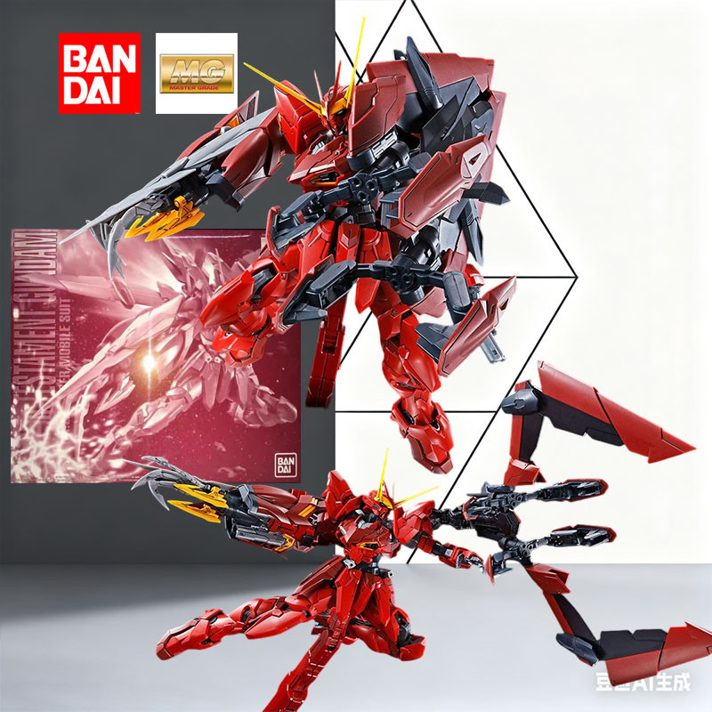 BANDAI Original MODEL KIT MG 1/100  RGX-00 TESTAMENT GUNDAM Action Figure Assembly Model Toys Model 