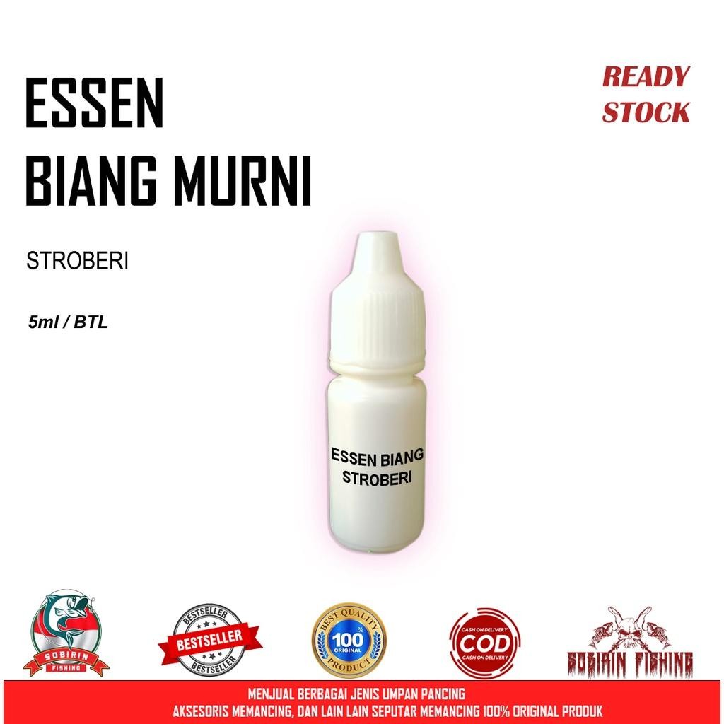 Essen Biang  Strobery 5ml - Essen ikan mas biang murni