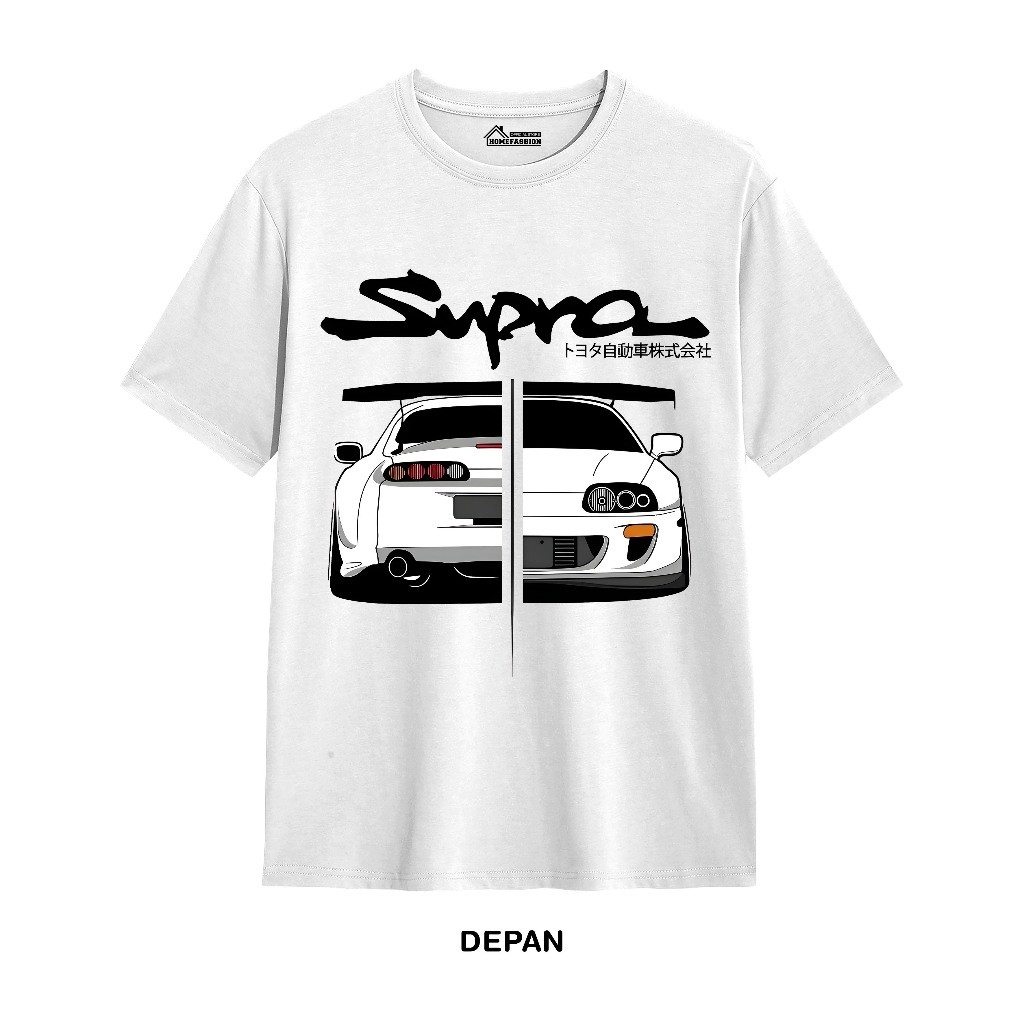 kaos distro mobil supra gtr | kaos jdm mobil | tshirt original