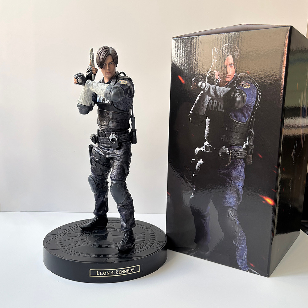 Biohazard Game Leon Scott Kennedy Anime Figure Resident Evil Police Leon PVC Action Figure Model Toy
