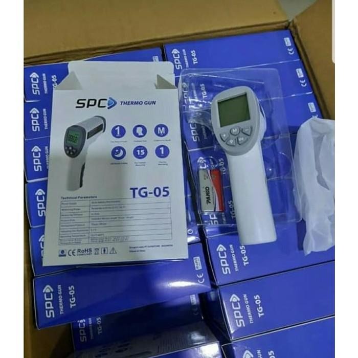 SPC Thermogun TG-05 Termometer Inframerah Akurat Jarak Tembak 15cm LED Backlit Baterai Termometer Su