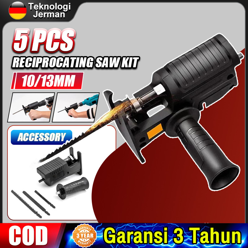 Reaim Gergaji Mesin Adapter reciprocating Jigsaw / tambahan jig saw mesin bor tangan Gergaji Konekto