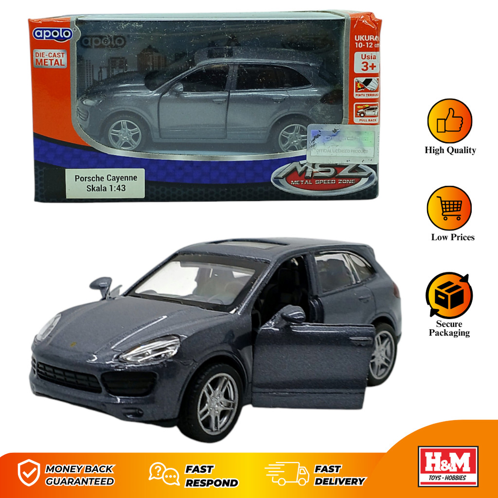 Diecast Apolo MSZ Porsche Cayenne S - Box Kurang Bagus