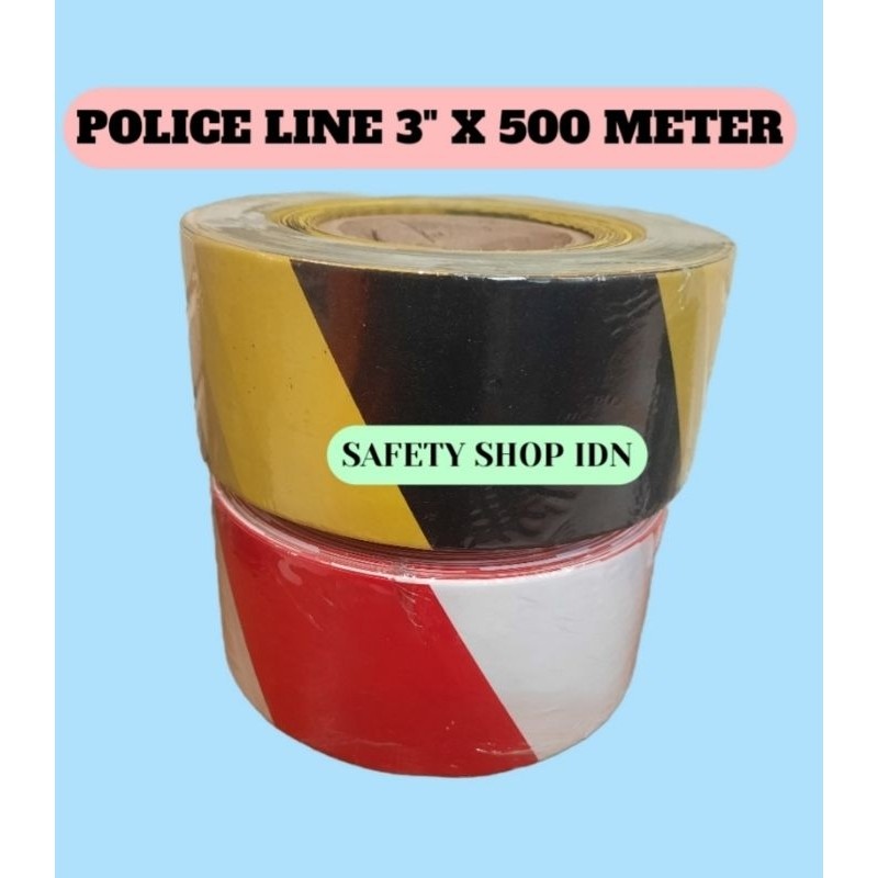 TOKOAKSA Police Line 3 inch x 500 meter / Police Line 3" x 500 mtr