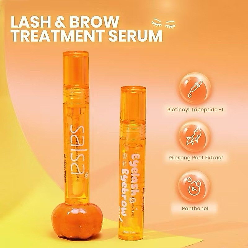 *BKM*SALSA Eyelash & Eyebrow Serum With Extract Ginseng / Serum penumbuh bulu mata dan menebalkan al