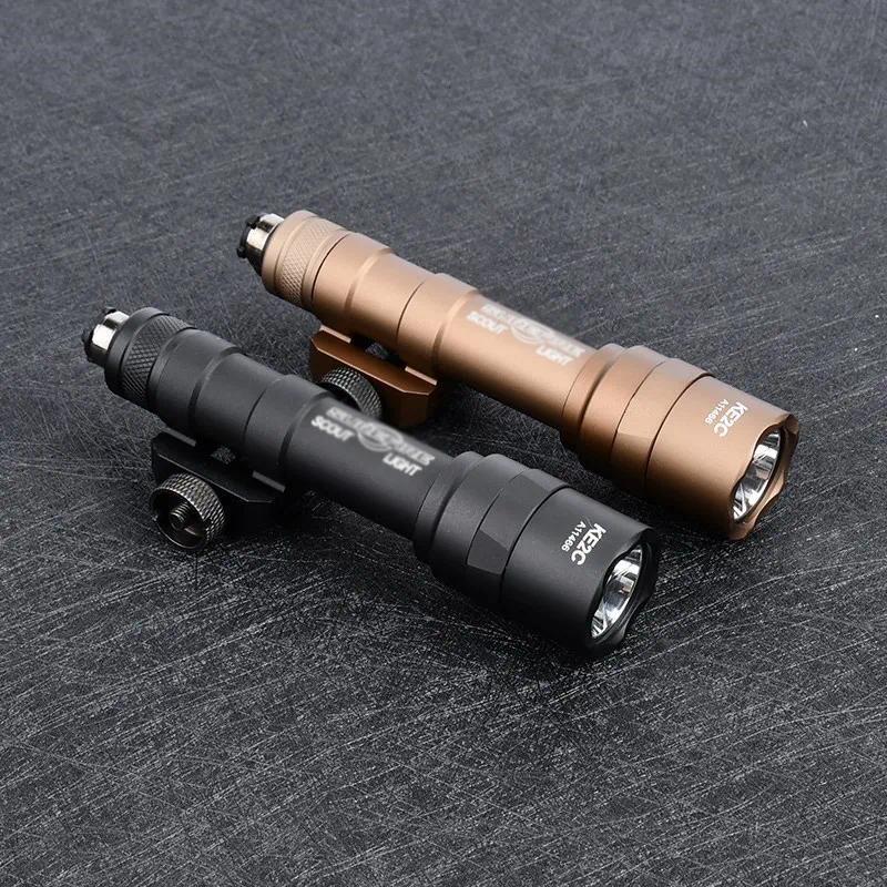 WADSN SF Surefir M600 M600C M600B M600U M300  Powerful Flashlight Tactical Lantern Torch Scout Rifle