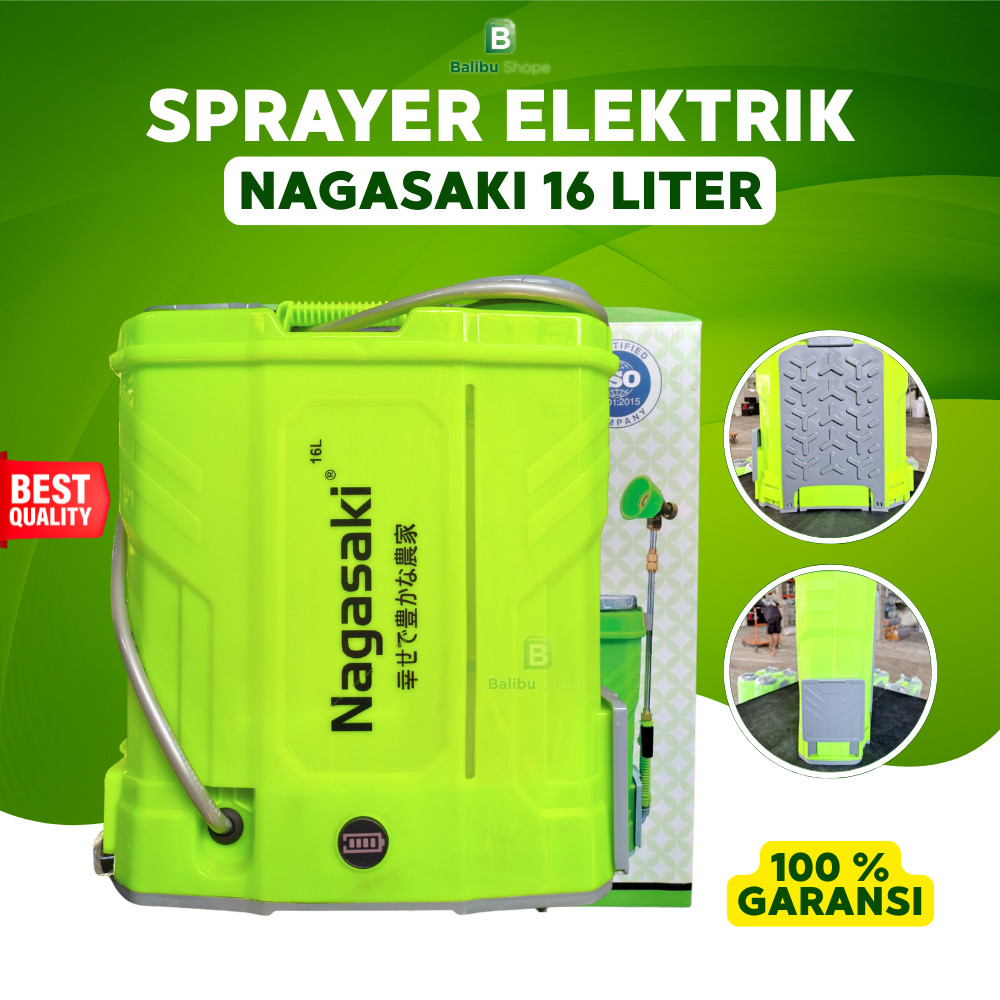 PROMO Sprayer Elektrik NAGASAKI 16 Liter Tangki Semprot Elektrik TERLARIS