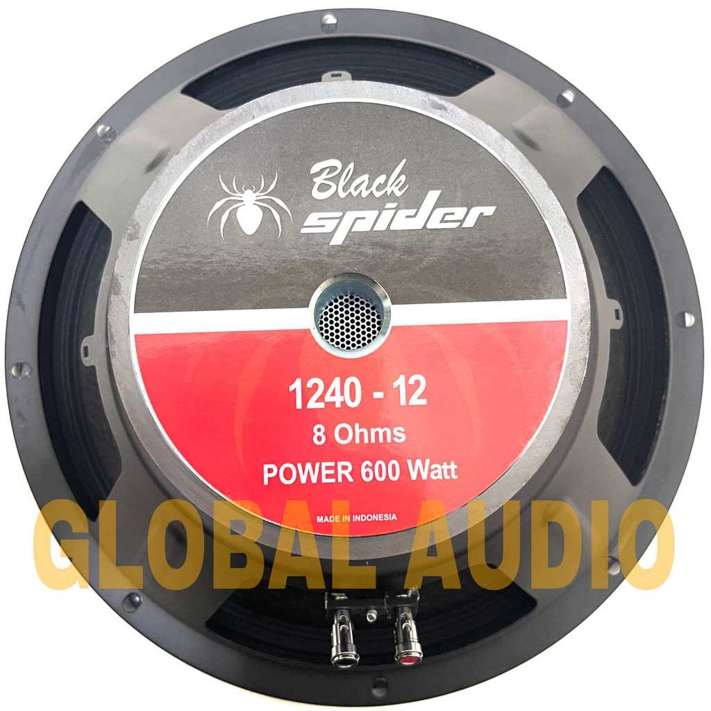 Speaker Komponen BlackSpider 1240 12inch 600watt Original Speaker Componen Black spider BS 1240 bs12